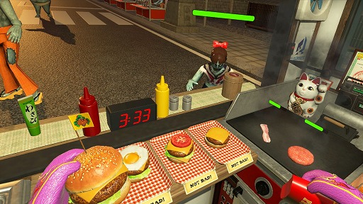 画像ギャラリー No.003のサムネイル画像 / VRゲーム初心者にもオススメ! PS VR版「Dead Hungry」でお腹を空かせたゾンビにうまいハンバーガーを食わせよう