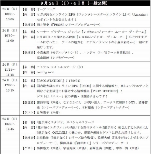 画像ギャラリー No.007のサムネイル画像 / セガゲームス，「TGS 2017 セガゲームスステージ生放送！」の詳細を公開