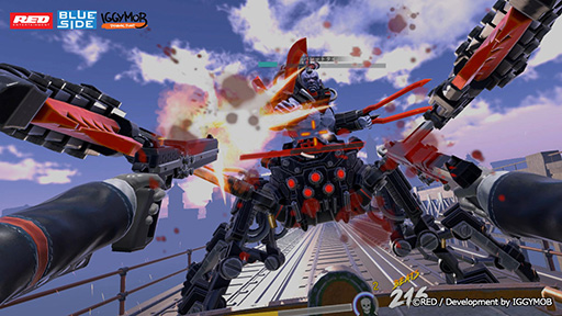 画像ギャラリー No.007のサムネイル画像 / ［TGS 2017］「GUNGRAVE VR」開発者セッションをレポート。迫力のガンアクションを楽しめる開発途中版をプレイしてみた