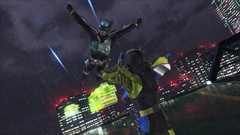 画像ギャラリー No.007のサムネイル画像 / 「仮面ライダー クライマックスファイターズ」に参戦するブラック，アギト，バースの特徴を紹介。28人のプレイアブルライダー全員が揃い踏み