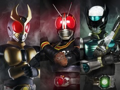 「仮面ライダー クライマックスファイターズ」に参戦するブラック，アギト，バースの特徴を紹介。28人のプレイアブルライダー全員が揃い踏み