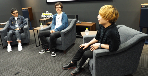 画像ギャラリー No.003のサムネイル画像 / 中田ヤスタカ氏×田中秀幸氏×石田礼輔氏が語る“DJノブナガとかいろんな話”。音楽と映像とゲームの業界人が集まると,こんな感じ