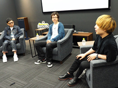 中田ヤスタカ氏×田中秀幸氏×石田礼輔氏が語る“DJノブナガとかいろんな話”。音楽と映像とゲームの業界人が集まると，こんな感じ