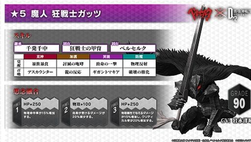 画像ギャラリー No.003のサムネイル画像 / 【PR】「D2メガテン」にログインして★5ゾッドを手に入れろ! TVアニメ「ベルセルク」コラボの見どころを紹介