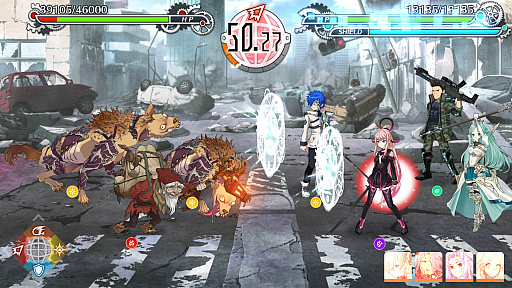 画像ギャラリー No.022のサムネイル画像 / ［TGS 2017］プレイヤーのテクニックで戦況が変化。「23/7 トゥエンティ スリーセブン」はフリック操作で戦う王道のスマートフォン向けRPG