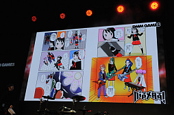 画像ギャラリー No.013のサムネイル画像 / ［TGS 2017］「がるメタる！」のステージイベントをレポート。DMM初のNintendo Switchタイトルは，女子高生が“メタル”の力で宇宙人と戦うリズムゲーム
