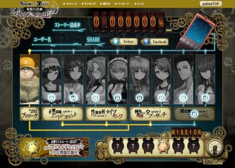 画像ギャラリー No.004のサムネイル画像 / 「STEINS;GATE」とコラボしたITエンジニア向けプログラミングゲーム“電脳言語のオルダーソンループ”が本日よりpaizaで無料公開