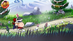 画像ギャラリー No.004のサムネイル画像 / カートゥーン調のドイツ産2Dアクション「Sir Eatsalot」,PS Vita向けに今冬配信