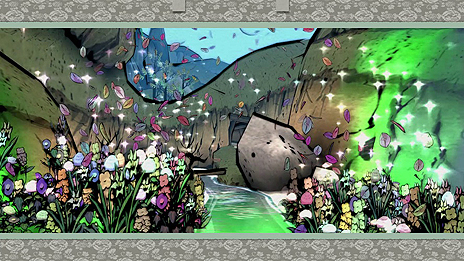 画像ギャラリー No.013のサムネイル画像 / 「大神 絶景版」のショートムービーが6週連続で公開へ。第1回では筆しらべ「画龍」と「桜花」，妖怪「天邪鬼」達を紹介