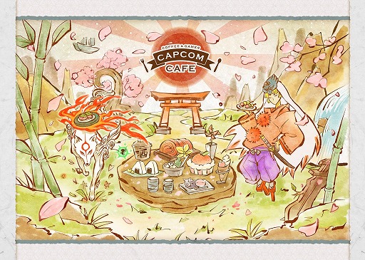 画像ギャラリー No.002のサムネイル画像 / カプコンカフェ新宿店で「大神」とのコラボが開催。コラボメニューの情報を公開