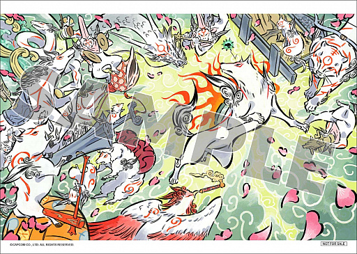 画像ギャラリー No.012のサムネイル画像 / 「大神 絶景版」がオンラインキャラクターくじ「ひこくじ」に登場