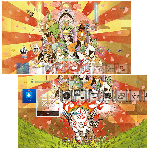 画像ギャラリー No.001のサムネイル画像 / PS4版「大神 絶景版」，ダウンロード版購入特典がPS4用特製テーマに決定