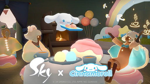 画像ギャラリー No.001のサムネイル画像 / 「Sky 星を紡ぐ子どもたち」×シナモロールコラボ,4月27日16:00にスタート。プロモーションムービーも公開に