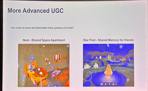 画像ギャラリー No.017のサムネイル画像 / ［GDC 2025］ユーザー生成コンテンツで育む「思いやり」――「Sky 星を紡ぐ子どもたち」における感情的なUGCシステム設計の秘訣