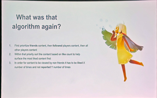 画像ギャラリー No.018のサムネイル画像 / ［GDC 2025］ユーザー生成コンテンツで育む「思いやり」――「Sky 星を紡ぐ子どもたち」における感情的なUGCシステム設計の秘訣