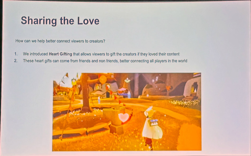 画像ギャラリー No.021のサムネイル画像 / ［GDC 2025］ユーザー生成コンテンツで育む「思いやり」――「Sky 星を紡ぐ子どもたち」における感情的なUGCシステム設計の秘訣