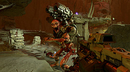 画像ギャラリー No.002のサムネイル画像 / Nintendo Switch版「DOOM」のスクリーンショットが公開。他機種版でDLCだったマルチプレイ用の武器やマップは最初から収録