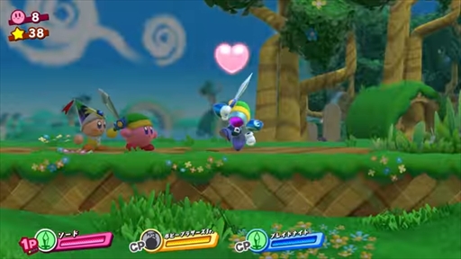 画像ギャラリー No.003のサムネイル画像 / 「星のカービィ スターアライズ」がNintendo Switchで2018年春に発売。最大4人のマルチプレイが楽しめるシリーズ最新作