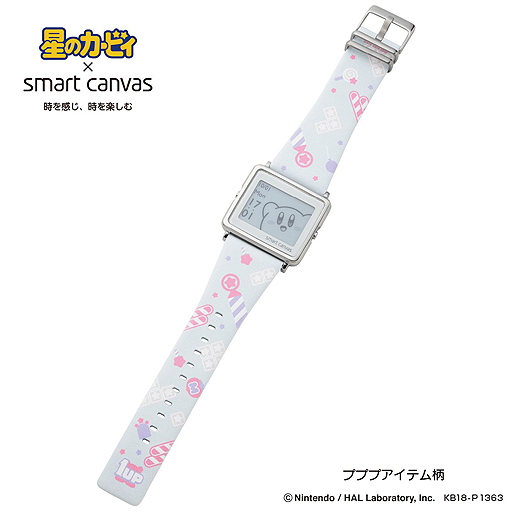 画像ギャラリー No.004のサムネイル画像 / 「星のカービィ×Smart Canvas デジタル腕時計」の予約受付が本日スタート。表示部でカービィと仲間達のさまざまなストーリーが展開する