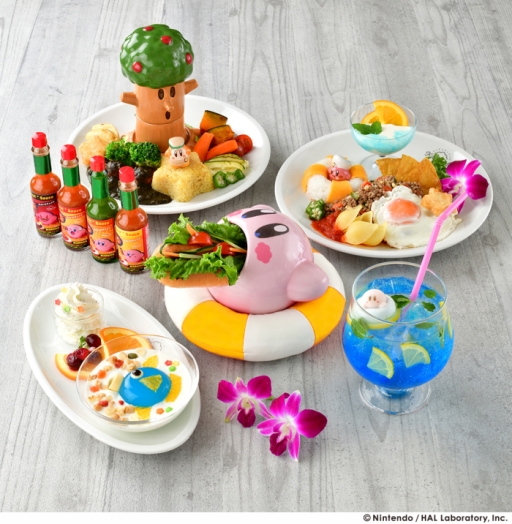 画像ギャラリー No.002のサムネイル画像 / 「KIRBY CAFÉ」の開催期間が9月23日まで延長。夏らしいフードやスイーツが6月11日から登場