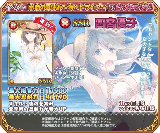 画像ギャラリー No.001のサムネイル画像 / 「都立水商！」，イベント「水商の夏休み 海へドライブ」開催。Twitteキャンペーンも開催中