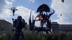 画像ギャラリー No.025のサムネイル画像 / 「EARTH DEFENSE FORCE: IRON RAIN」は侵略を受けて10年後の世界が舞台。昆虫型生物のほか，四本足の怪物やロボット兵器も登場