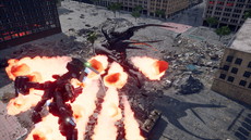 画像ギャラリー No.026のサムネイル画像 / 「EARTH DEFENSE FORCE: IRON RAIN」は侵略を受けて10年後の世界が舞台。昆虫型生物のほか，四本足の怪物やロボット兵器も登場
