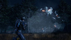 画像ギャラリー No.035のサムネイル画像 / 「EARTH DEFENSE FORCE: IRON RAIN」は侵略を受けて10年後の世界が舞台。昆虫型生物のほか，四本足の怪物やロボット兵器も登場