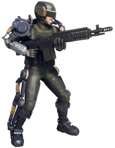 画像ギャラリー No.043のサムネイル画像 / 「EARTH DEFENSE FORCE: IRON RAIN」は侵略を受けて10年後の世界が舞台。昆虫型生物のほか，四本足の怪物やロボット兵器も登場