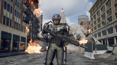 画像ギャラリー No.045のサムネイル画像 / 「EARTH DEFENSE FORCE: IRON RAIN」は侵略を受けて10年後の世界が舞台。昆虫型生物のほか，四本足の怪物やロボット兵器も登場