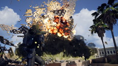 画像ギャラリー No.047のサムネイル画像 / 「EARTH DEFENSE FORCE: IRON RAIN」は侵略を受けて10年後の世界が舞台。昆虫型生物のほか，四本足の怪物やロボット兵器も登場