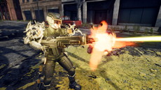 画像ギャラリー No.048のサムネイル画像 / 「EARTH DEFENSE FORCE: IRON RAIN」は侵略を受けて10年後の世界が舞台。昆虫型生物のほか，四本足の怪物やロボット兵器も登場