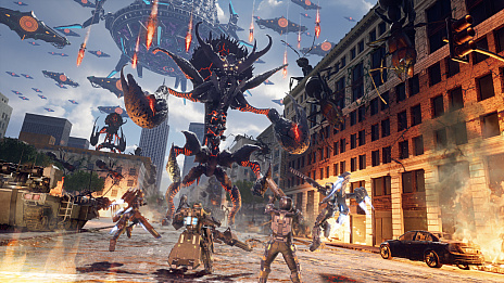 画像ギャラリー No.018のサムネイル画像 / 「EARTH DEFENSE FORCE: IRON RAIN」，侵略者“アグレッサー”の最新情報が公開。謎の柱“ピラー”や，超巨大な生物兵器“ラズニード”など