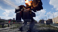 画像ギャラリー No.085のサムネイル画像 / 「EARTH DEFENSE FORCE: IRON RAIN」,巨大生物と格闘できるビッグフットマローダーなどビークルの情報が公開