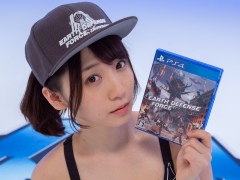 伊織もえさんがちょっぴりセクシーな「EDF体操」で魅了する，「EARTH DEFENSE FORCE: IRON RAIN」CM撮影現場をレポート