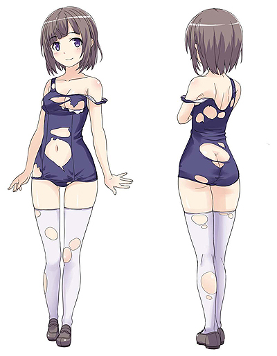 画像ギャラリー No.003のサムネイル画像 / 「ぎゃる☆がん2」の初回封入特典と限定版の詳細が公開。衣装「破れすぎたスクール水着」のスクリーンショットも