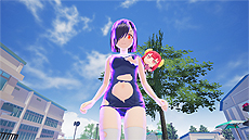 画像ギャラリー No.008のサムネイル画像 / 「ぎゃる☆がん2」の初回封入特典と限定版の詳細が公開。衣装「破れすぎたスクール水着」のスクリーンショットも
