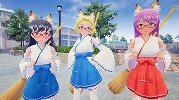 画像ギャラリー No.011のサムネイル画像 / 「ぎゃる☆がん2」,カンフー服や巫女服などのダウンロードコンテンツが発売