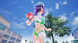 画像ギャラリー No.018のサムネイル画像 / 「ぎゃる☆がん2」最後のDLC衣装「サスペンダー教官」などが配信開始