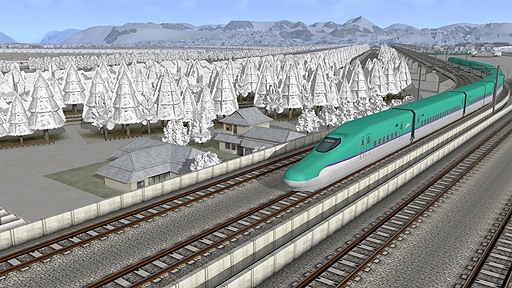 画像ギャラリー No.002のサムネイル画像 / 都市開発鉄道SLG「A列車で行こうExp.」，収録される新幹線車両のスクリーンショットが公開