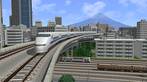 画像ギャラリー No.014のサムネイル画像 / 都市開発鉄道SLG「A列車で行こうExp.」，収録される新幹線車両のスクリーンショットが公開