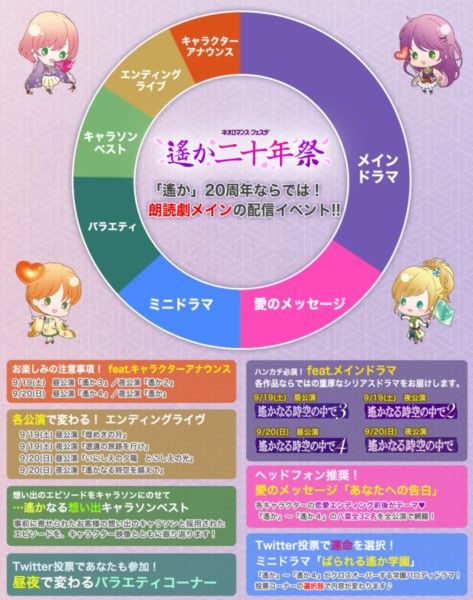 画像ギャラリー No.002のサムネイル画像 / 「ネオロマンス❤フェスタ 遙か二十年祭」の配信がLINE LIVE-VIEWINGでも実施決定。9月19日公演の追加出演者に石田 彰さんも