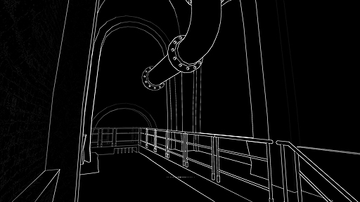 画像ギャラリー No.002のサムネイル画像 / 音波の反響で周囲を認識して暗闇の中を進むPS VR対応ステルスホラーADV「Stifled」，PS Storeでの配信が本日スタート