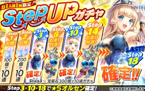 画像ギャラリー No.003のサムネイル画像 / 「UNITIA 神託の使徒×終焉の女神」に新キャラ「★5オルセン」が追加。スキル強化機能の実装も