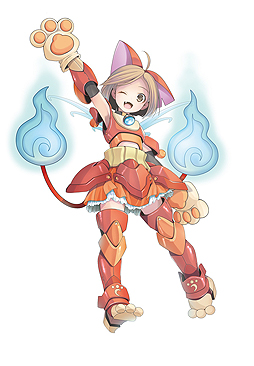 画像ギャラリー No.002のサムネイル画像 / 「装甲娘」スマホ版の事前登録報酬に新キャラ「ジ・バニャン」が登場