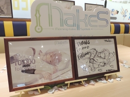 画像ギャラリー No.001のサムネイル画像 / セイに新たな性格“ぼくとつBOY”が追加へ。カプコンカフェで開催された「MakeS -おはよう、私のセイ-」七夕イベントレポート