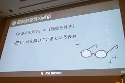 画像ギャラリー No.023のサムネイル画像 / ［CEDEC 2018］「女性が伴侶を選ぶポイント」を分析し，魅力的なキャラクターを生み出す。「トキメキとは何か 〜乙女を恋へと導く新たなアプローチ〜」レポート