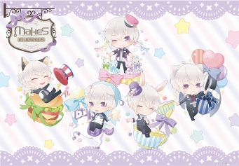 画像ギャラリー No.002のサムネイル画像 / 「MakeS -おはよう、私のセイ-」と「東京ジョイポリス」のコラボが2019年3月1日より開催。テーマは“貴女のセイと遊園地デート”