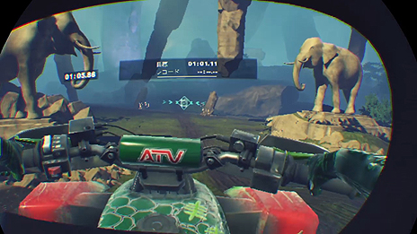画像ギャラリー No.005のサムネイル画像 / ATV（全地形対応車）で競うPS4「ATV ドリフト＆トリックス」，PS VRプレイ時のスクリーンショットが公開