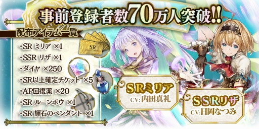 画像ギャラリー No.002のサムネイル画像 / 事前登録者数70万人突破のスマホ向けRPG「エターナルリンケージ 〜蒼穹のアムネシア〜」がサービスを開始。お得なキャンペーンの実施も